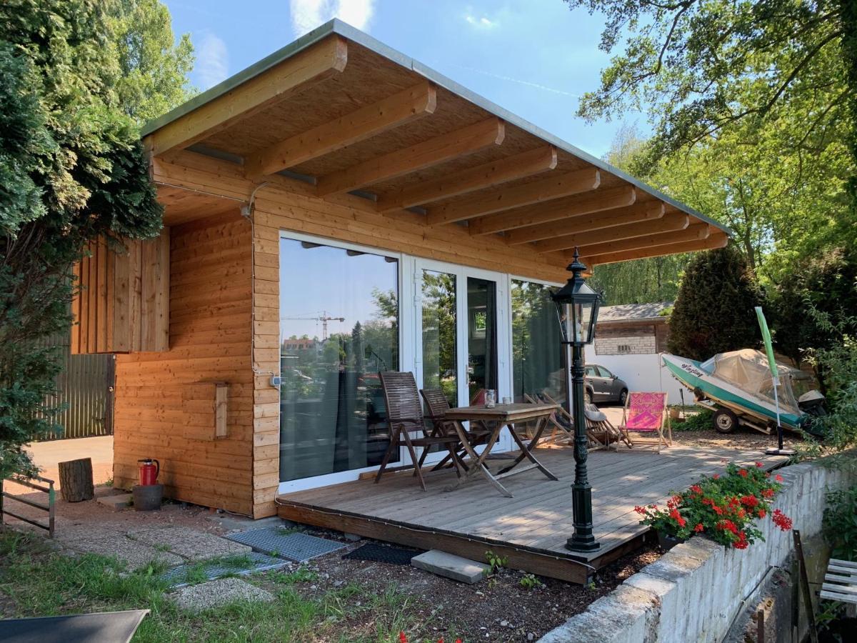Tiny House Oder Ferienwohnung Auf Der Sunset Marina Berlin Dış mekan fotoğraf
