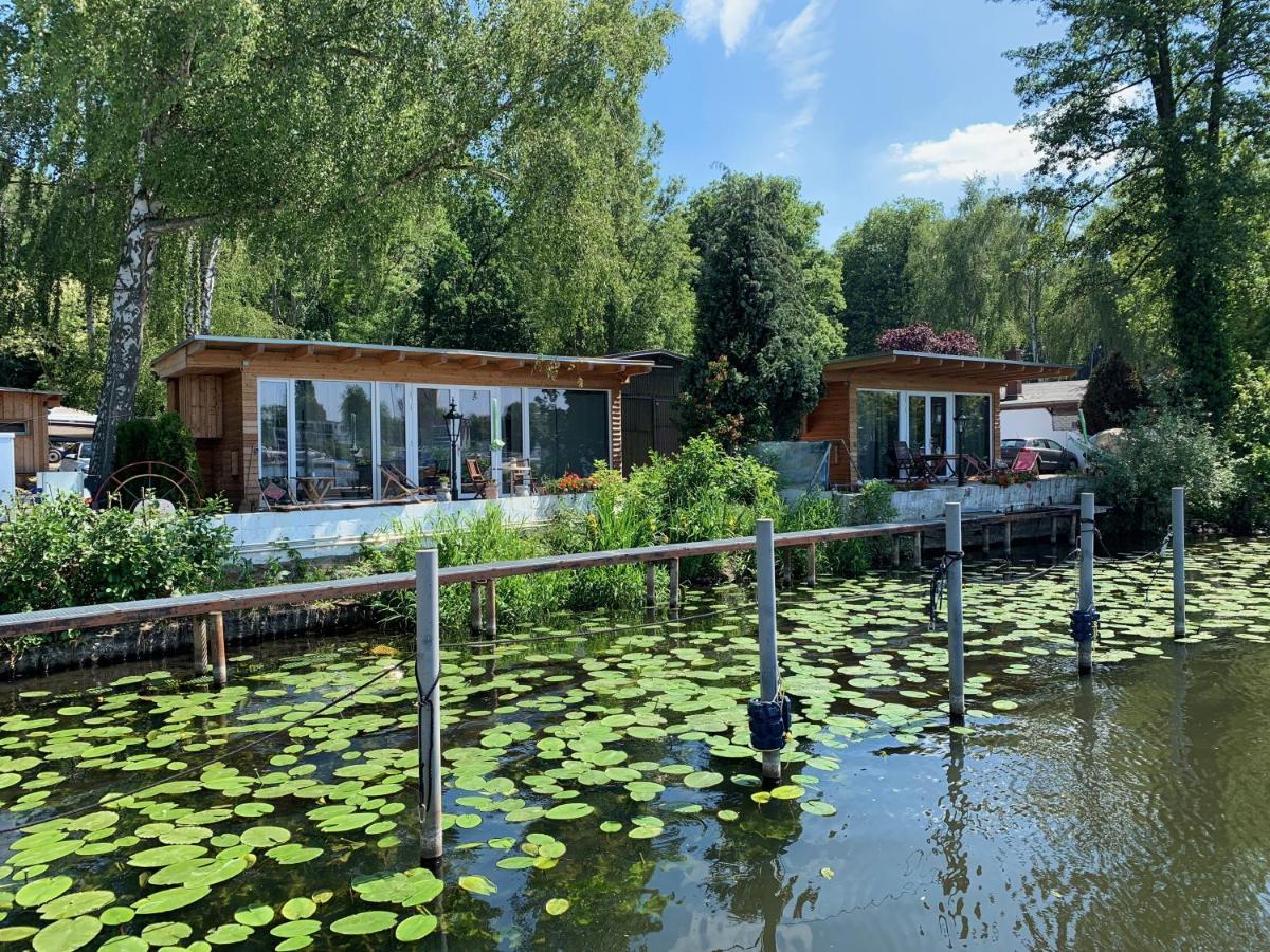 Tiny House Oder Ferienwohnung Auf Der Sunset Marina Berlin Dış mekan fotoğraf
