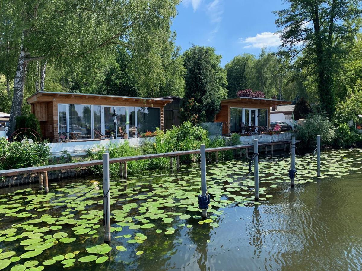 Tiny House Oder Ferienwohnung Auf Der Sunset Marina Berlin Dış mekan fotoğraf